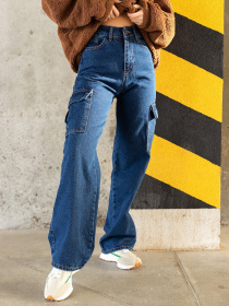 Джинсы ISSA Plus модель WN20-360_blue Фото