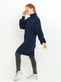 Туника ISSA Plus модель WN20-362_darkblue Туника ISSA Plus модель WN20-362_darkblue Фото