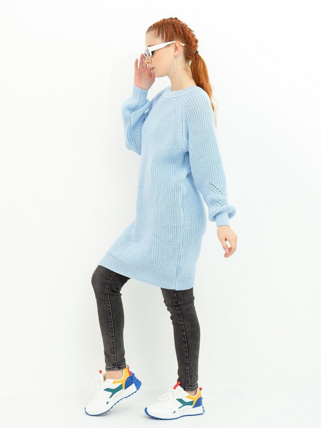 Туніка ISSA Plus модель WN20-363_blue Фото