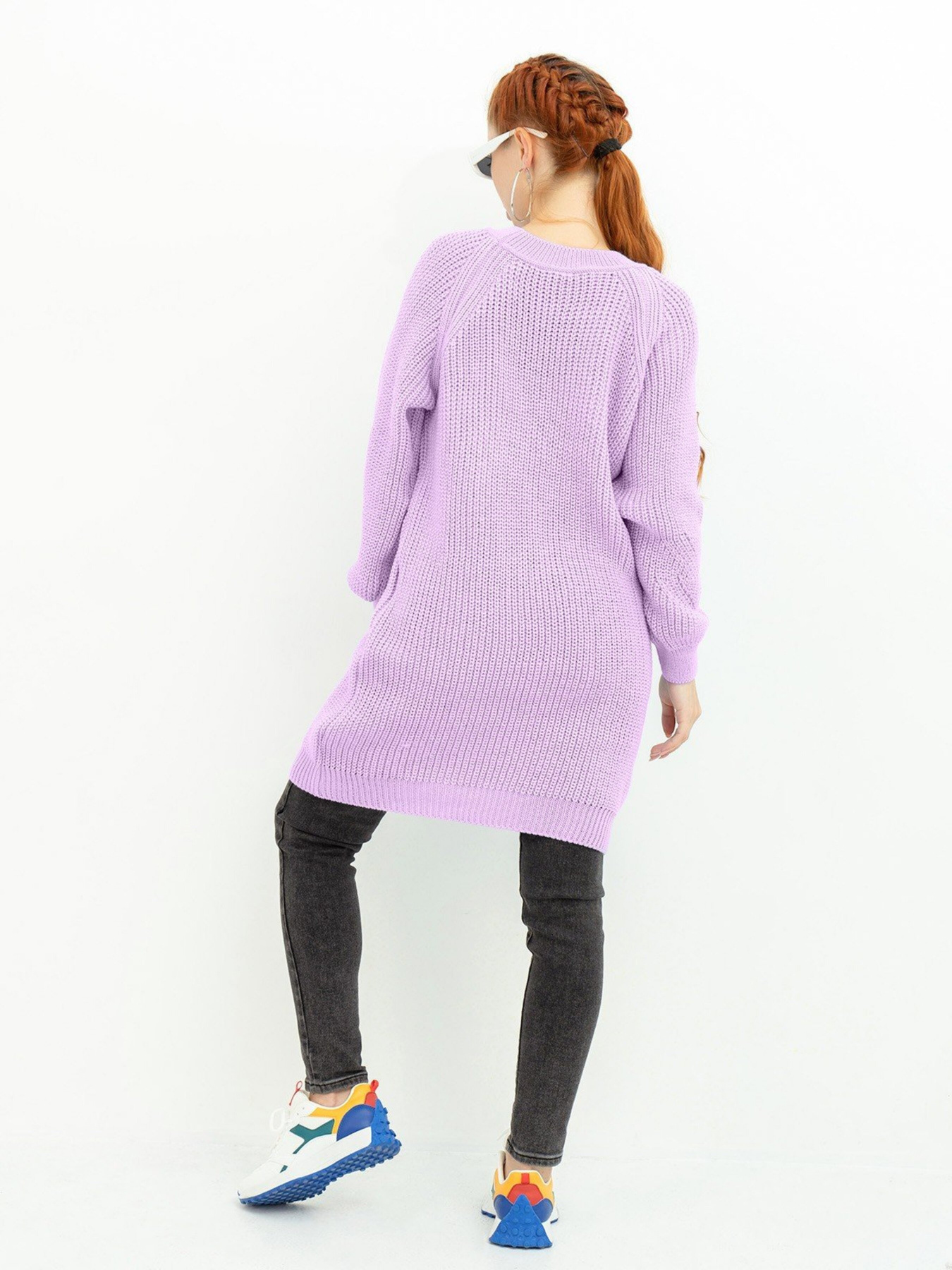 Туніка ISSA Plus модель WN20-363_lilac Фото