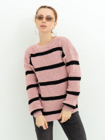 Светр ISSA Plus модель WN20-364_pink Фото