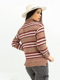 Светр ISSA Plus модель WN20-368_beige Фото