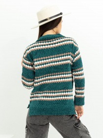 Свитер ISSA Plus модель WN20-368_green Свитер ISSA Plus модель WN20-368_green Фото