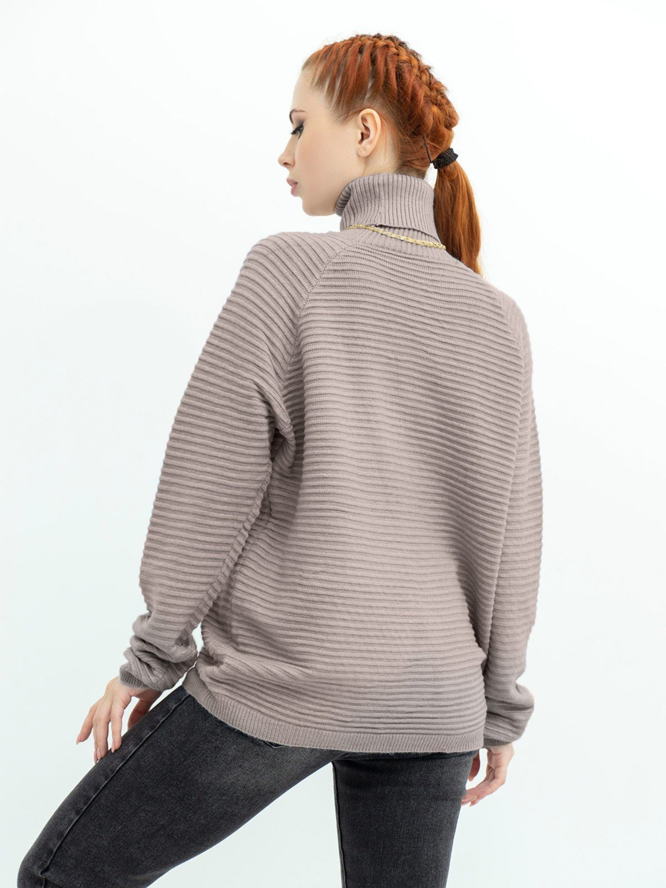 Свитер ISSA Plus модель WN20-369_beige Фото