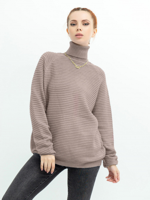 Свитер ISSA Plus модель WN20-369_beige Фото