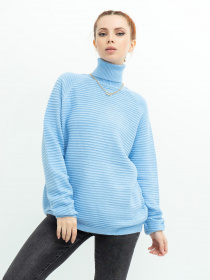 Свитер ISSA Plus модель WN20-369_blue Фото