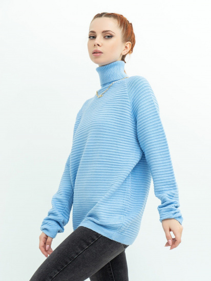 Светр ISSA Plus модель WN20-369_blue — фото - INTERTOP