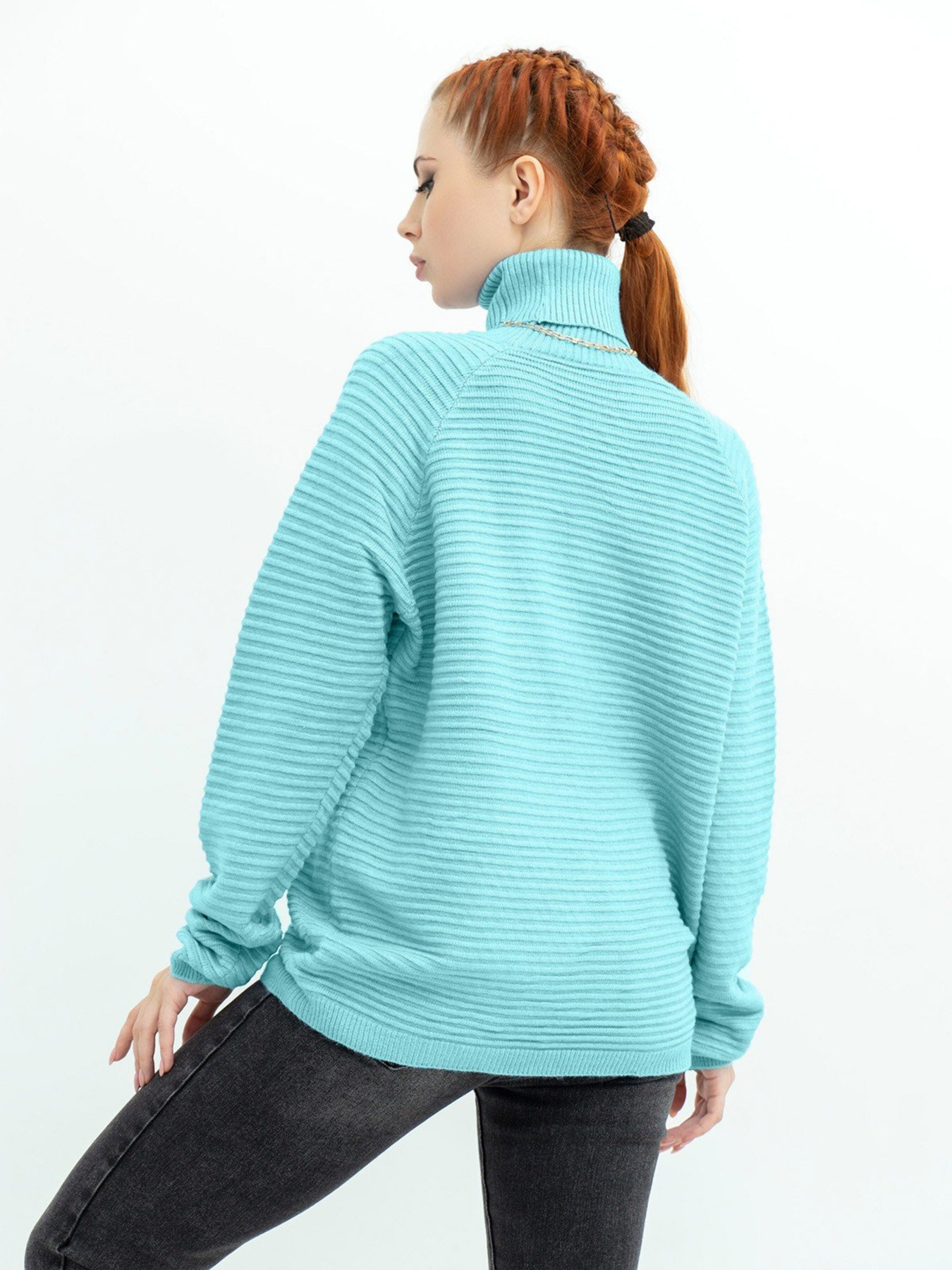 Свитер ISSA Plus модель WN20-369_mint Фото