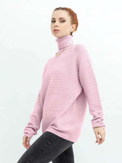 Светр ISSA Plus модель WN20-369_pink — фото - INTERTOP