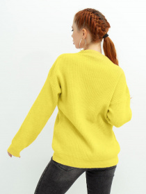 Свитер ISSA Plus модель WN20-370_yellow Фото