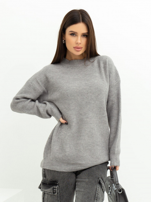 Свитер ISSA Plus модель WN20-370_grey Фото