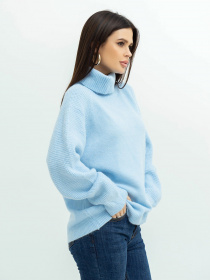 Свитер ISSA Plus модель WN20-374_blue Фото