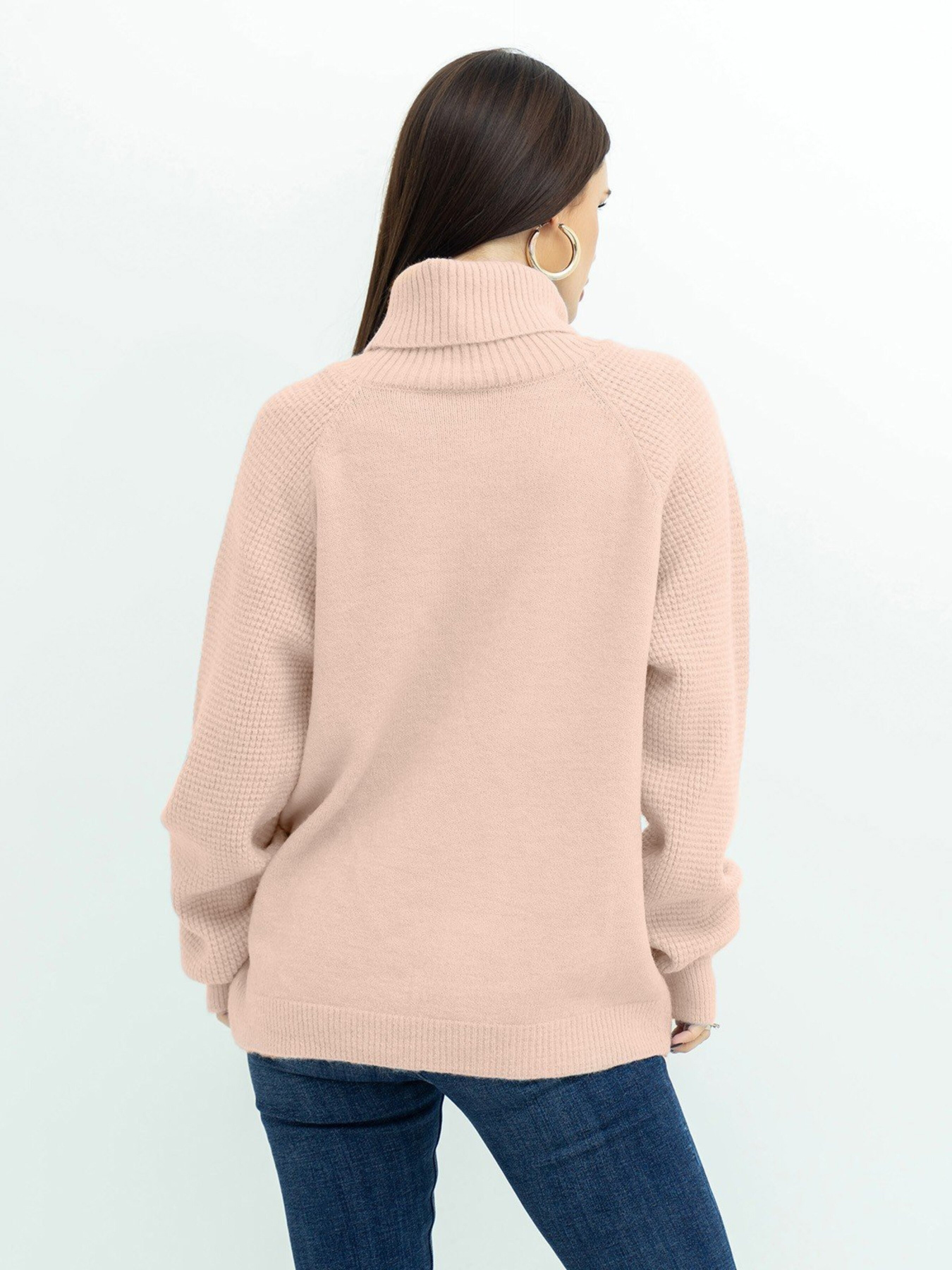 Свитер ISSA Plus модель WN20-374_pink Фото