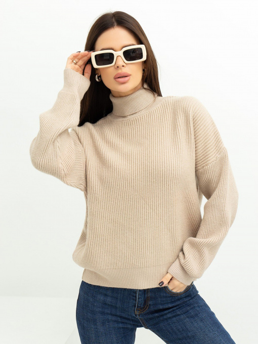 Свитер ISSA Plus модель WN20-375_beige Фото