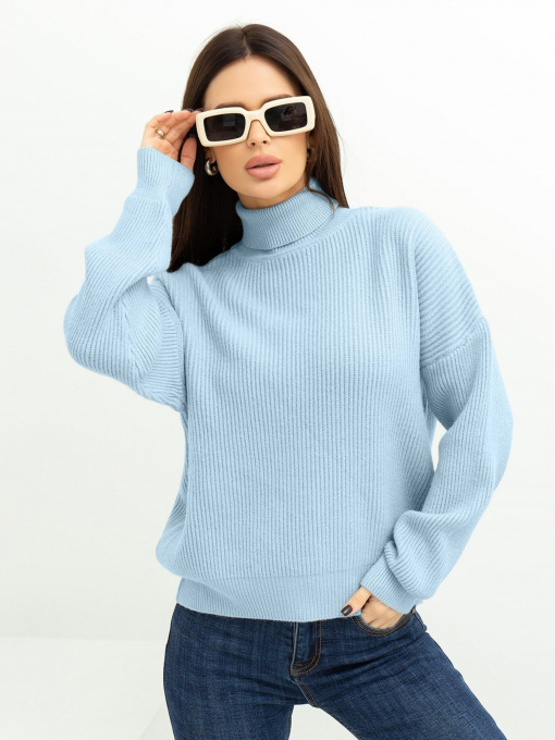 Свитер ISSA Plus модель WN20-375_blue Фото