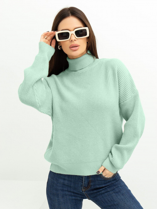 Свитер ISSA Plus модель WN20-375_mint Фото