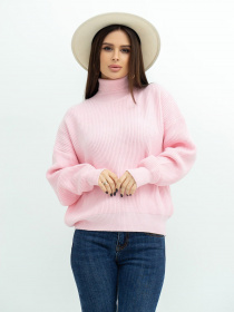 Светр ISSA Plus модель WN20-375_pink Фото