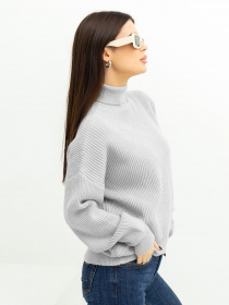 Свитер ISSA Plus модель WN20-375_grey Фото