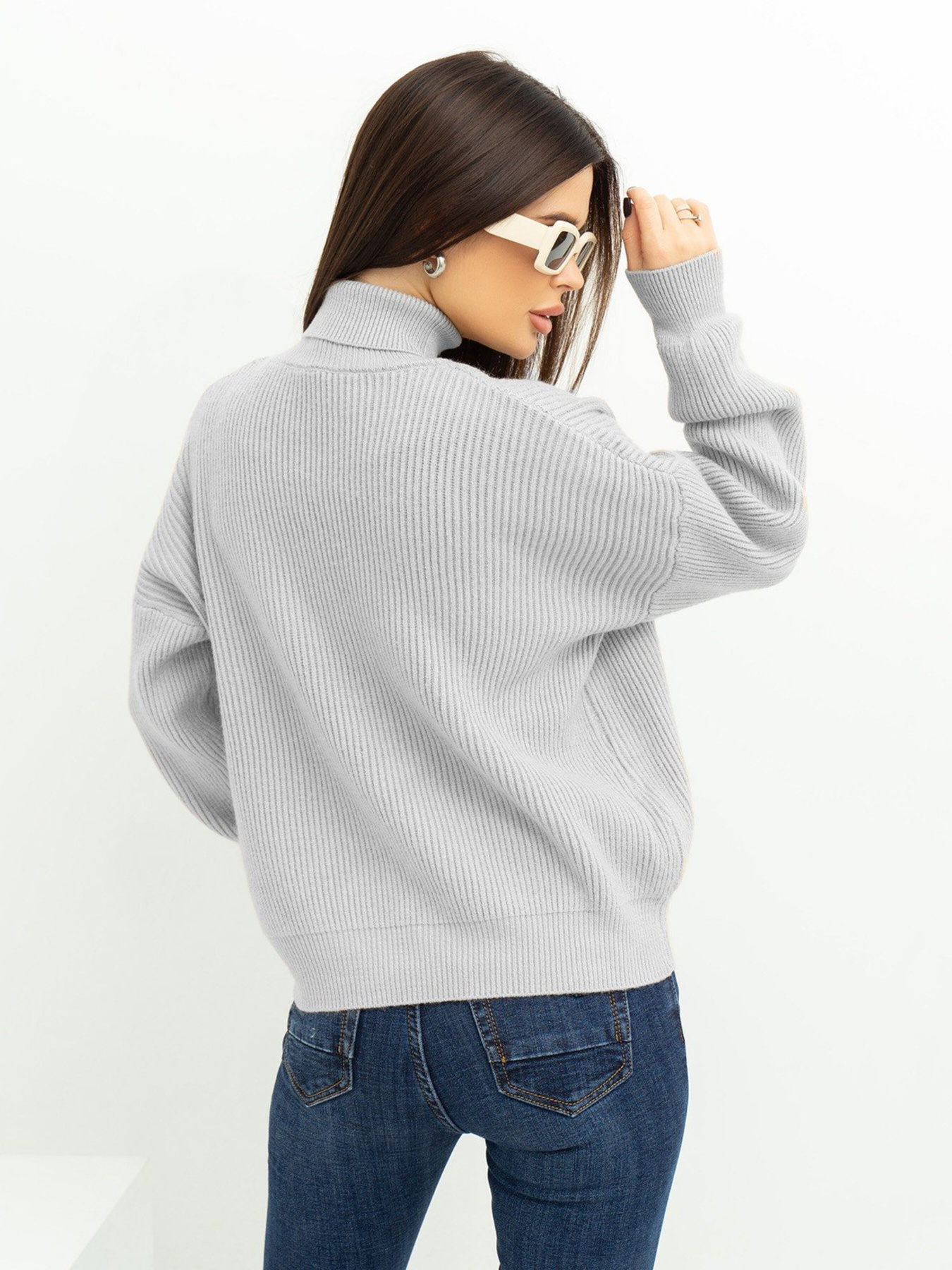 Светр ISSA Plus модель WN20-375_grey Фото