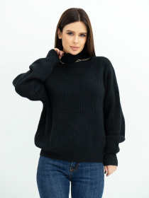 Свитер ISSA Plus модель WN20-375_black Фото