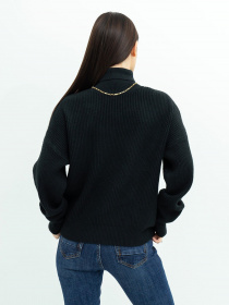 Свитер ISSA Plus модель WN20-375_black Фото