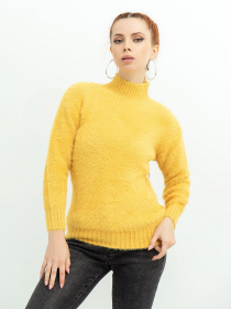 Светр ISSA Plus модель WN20-376_yellow Фото