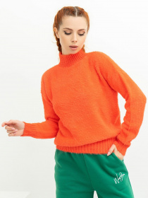 Свитер ISSA Plus модель WN20-376_orange Фото