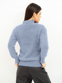 Свитер ISSA Plus модель WN20-376_blue Фото