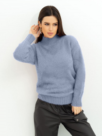 Свитер ISSA Plus модель WN20-376_blue Фото