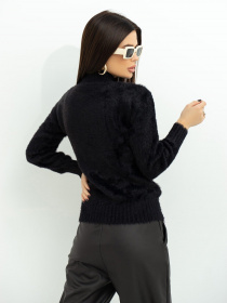 Свитер ISSA Plus модель WN20-376_black Фото