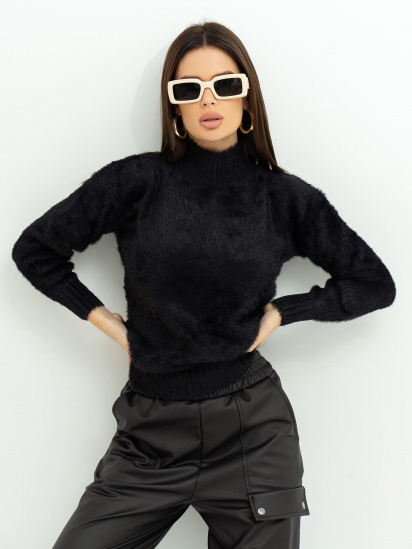 Светр ISSA Plus модель WN20-376_black - фото