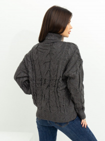 Светр ISSA Plus модель WN20-377_black Фото