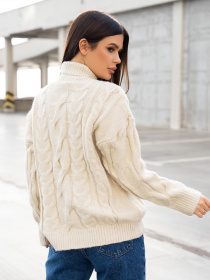 Свитер ISSA Plus модель WN20-378_beige Фото