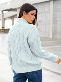 Свитер ISSA Plus модель WN20-378_blue Фото