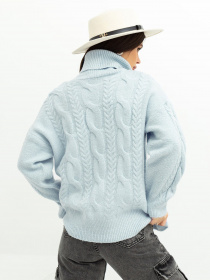 Свитер ISSA Plus модель WN20-379_mint Фото