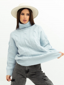 Свитер ISSA Plus модель WN20-379_mint Свитер ISSA Plus модель WN20-379_mint Фото