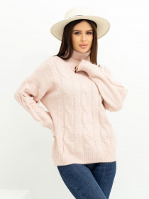 Светр ISSA Plus модель WN20-379_pink Фото