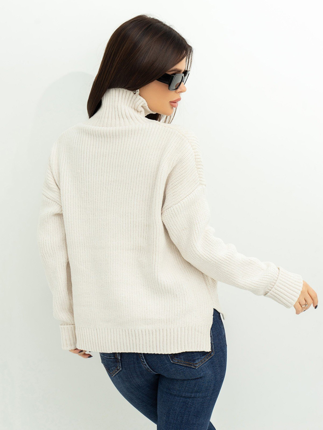 Свитер ISSA Plus модель WN20-380_white Фото