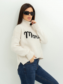 Свитер ISSA Plus модель WN20-380_white Фото