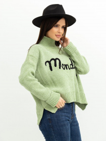 Светр ISSA Plus модель WN20-380_mint Фото