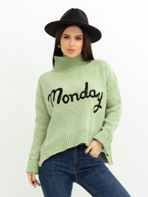 Светр ISSA Plus модель WN20-380_mint Фото