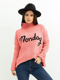 Светр ISSA Plus модель WN20-380_orange Фото