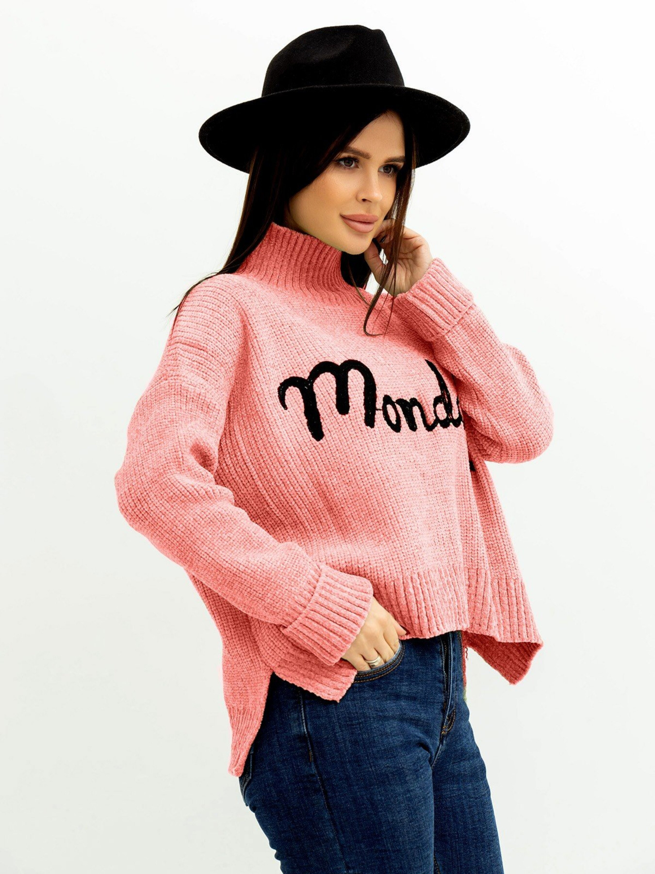 Свитер ISSA Plus модель WN20-380_orange Фото