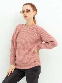 Свитер ISSA Plus модель WN20-382_pink Фото