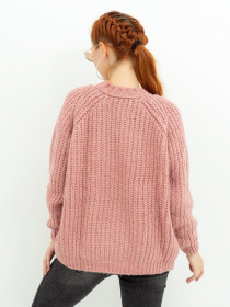 Свитер ISSA Plus модель WN20-382_pink Фото