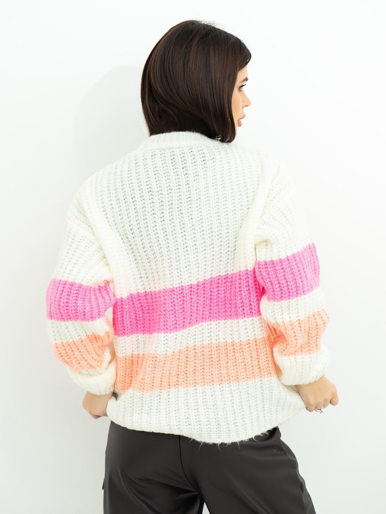 Свитер ISSA Plus модель WN20-383_white Фото