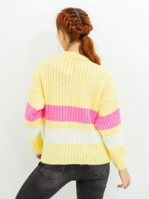 Светр ISSA Plus модель WN20-383_yellow Светр ISSA Plus модель WN20-383_yellow Фото