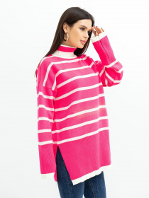 Светр ISSA Plus модель WN20-384_raspberry Фото