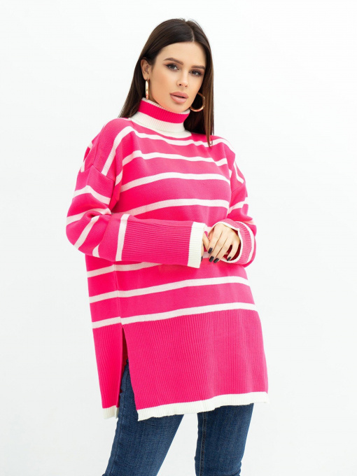 Свитер ISSA Plus модель WN20-384_raspberry Фото