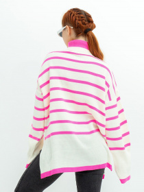 Свитер ISSA Plus модель WN20-384_milky Фото